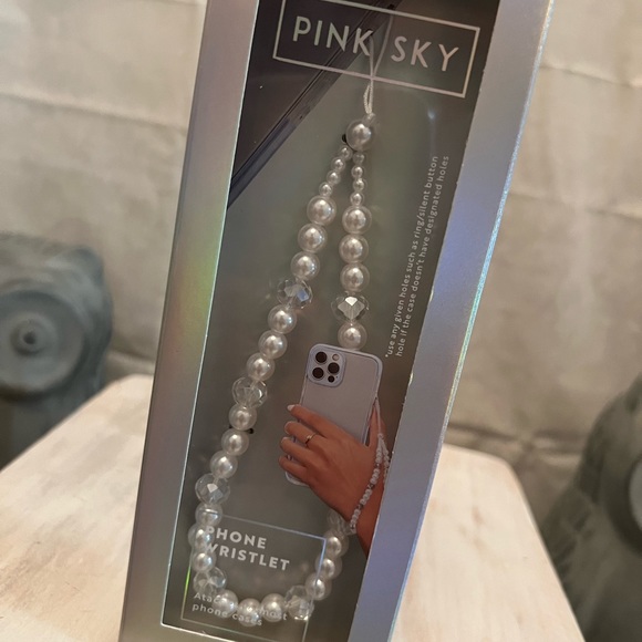 Pink Sky Phone Wristlet - Picture 2 of 3